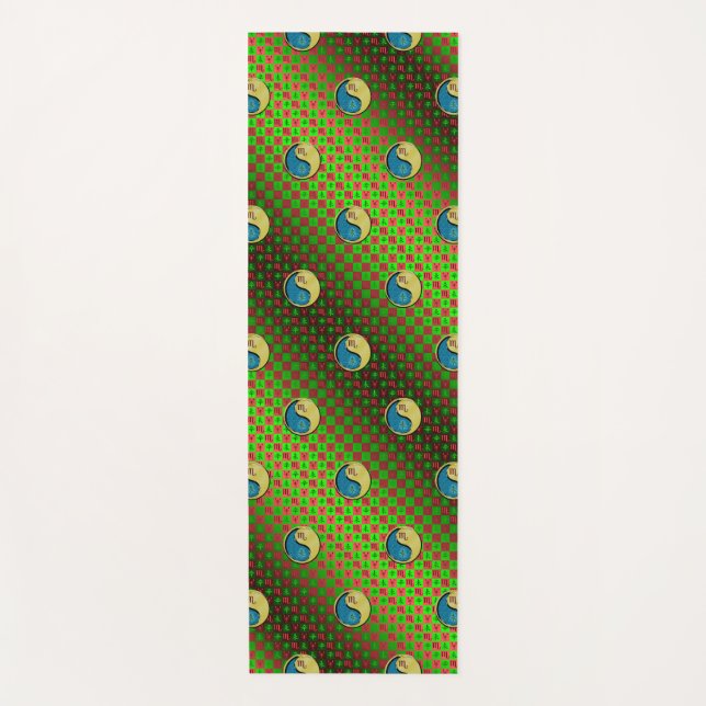 Skorpio und Metallziege Yogamatte (Vorderseite)