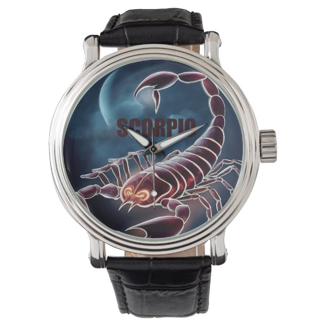 Skorpioastrologie Armbanduhr (Vorderseite)