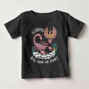 Skorpioaufstieg: Phönix des Zodiaks Baby T-shirt