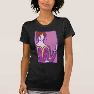 Skorpiofrauen der 1920er Jahre lila T-Shirt