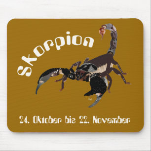 Skorpion 24. bis 22. Oktober Mauspad