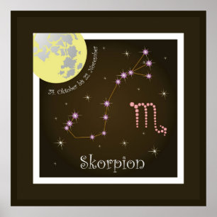 Skorpion 24. Bis 22. Oktober Poster
