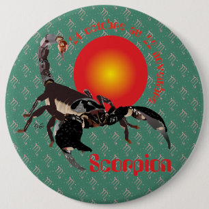 Skorpion 24 Okt. au 22 nov. Boutons - Abzeichen Button