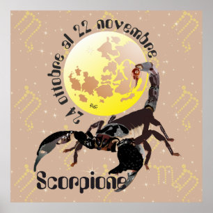 Skorpion 24. Oktober bis 22. November Poster