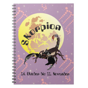 Skorpion 24. Vom 22. Oktober bis 22. November Noti Notizblock