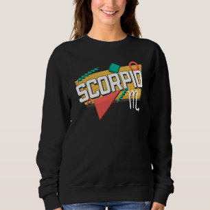Skorpion 90er Horoskop Sternzeichen Astrologie Sweatshirt