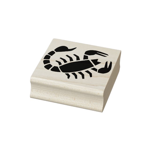 Skorpion Art Briefmarke Gummistempel (Stempel)