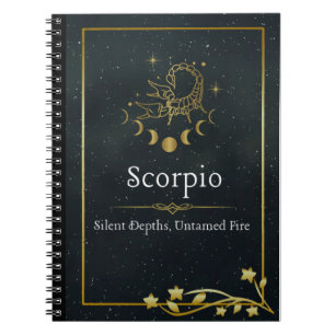 Skorpion - Astrologie-Tagebuch für Skorpion-Fans Notizblock