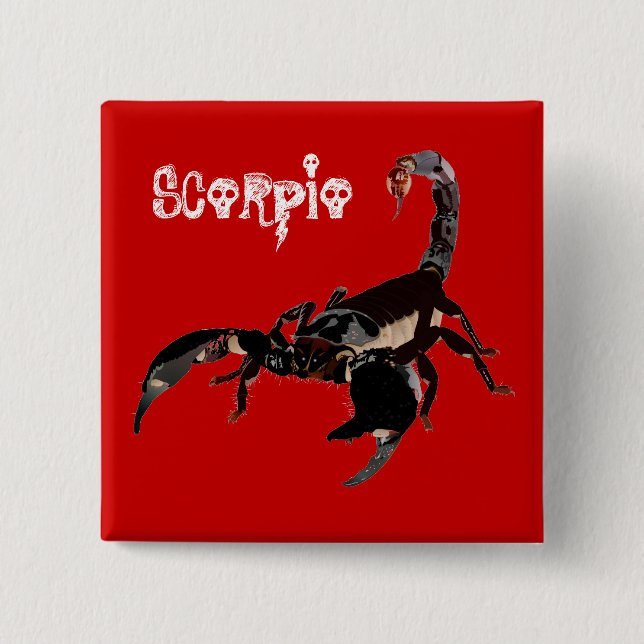 Skorpion Buttons (Vorderseite)