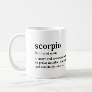 Skorpion Definition Ästhetik Astrologie Geschenk Kaffeetasse