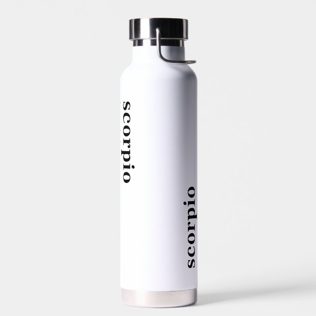 Skorpion Definition Ästhetik Astrologie Geschenk Trinkflasche (Links)