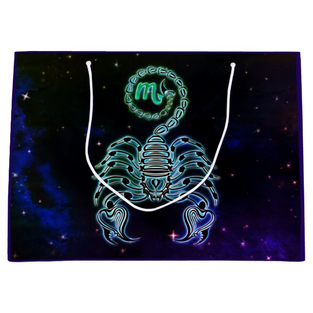 Skorpion der Skorpion zodiac Geschenktasche Große Geschenktüte (Vorderseite)