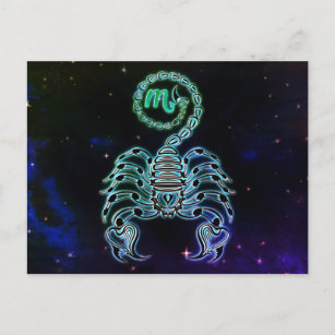 Skorpion der Skorpion zodiac Postkarte