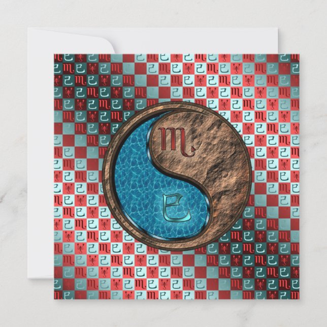 Skorpion & Erdnatter Karte (Vorderseite)