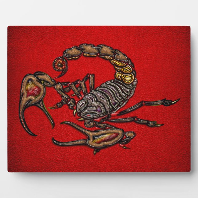 Skorpion Fotoplatte (Vorderseite)