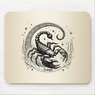 Skorpion Halbmond Astrologie Tierkreiszeichen Skor Mousepad