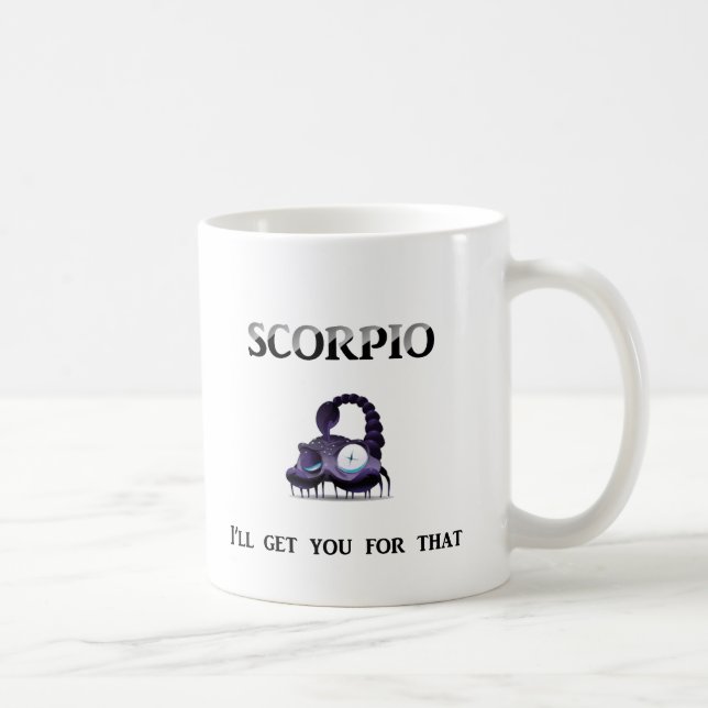 Skorpion: Ich erhalte Sie Kaffeetasse (Rechts)