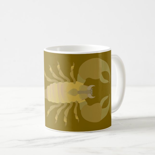 Skorpion Kaffeetasse (VorderseiteRechts)