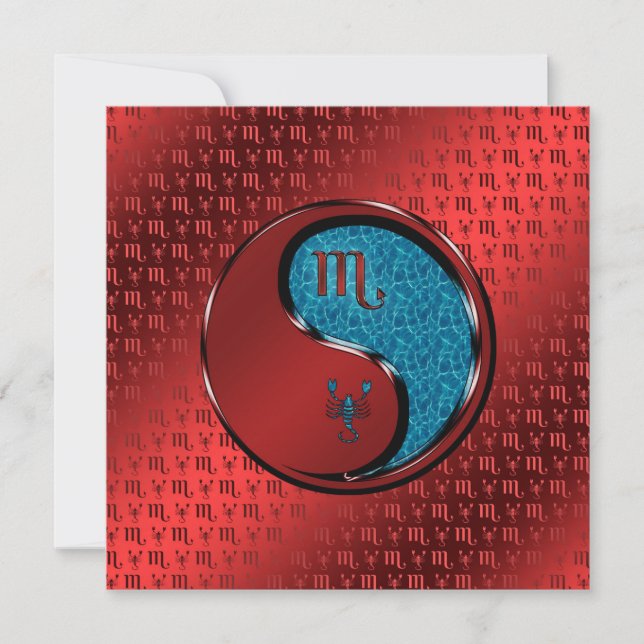 Skorpion Karte (Vorderseite)