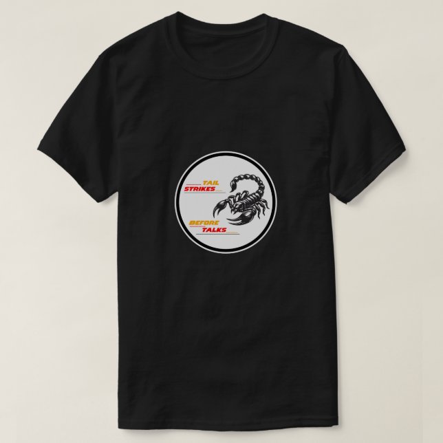 Skorpion Kunst T-Shirt (Design vorne)