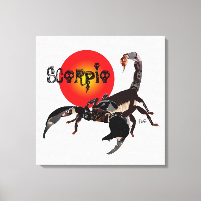 Skorpion Leinwand (Vorderseite)