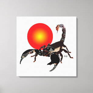 Skorpion Leinwand