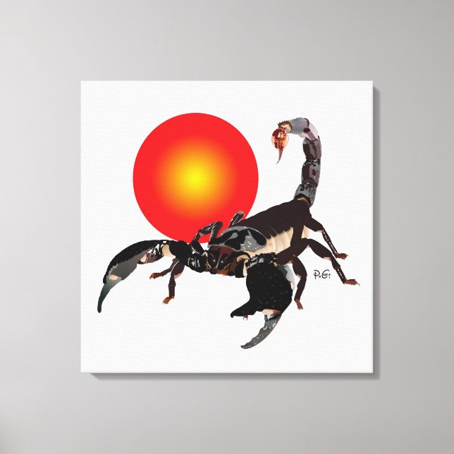 Skorpion Leinwand (Vorderseite)