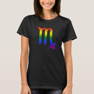 Skorpion Lgbt Sternzeichen Lgbt Regenbogen Stolz S T-Shirt