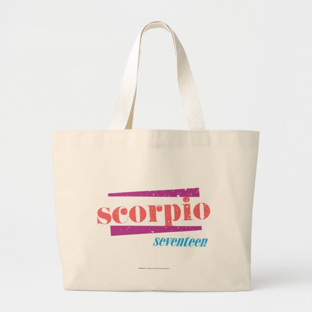 Skorpion LtPink Jumbo Stoffbeutel (Vorne)