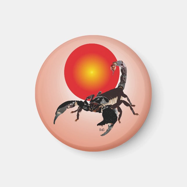 Skorpion Magnet (Vorne)