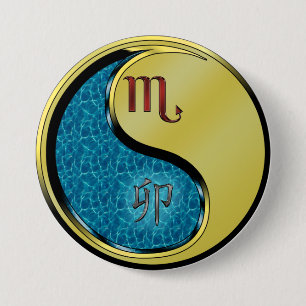 Skorpion & Metallhase Button