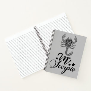 Skorpion Notizbuch