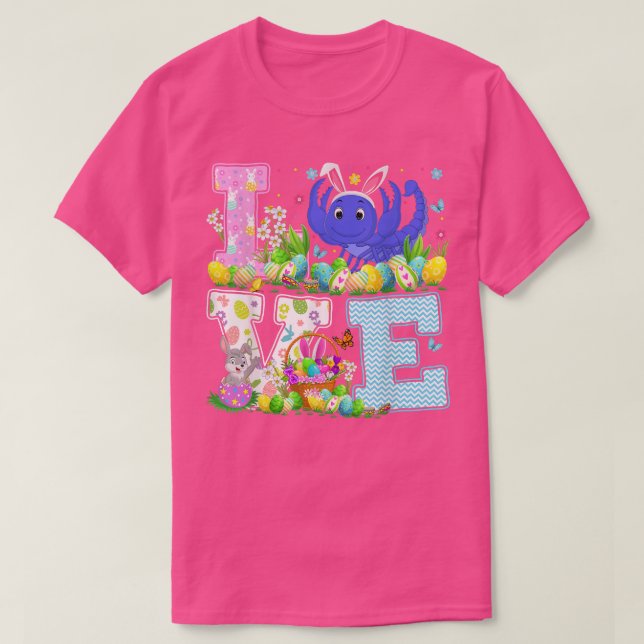 Skorpion Ostereier Jagd Sonnige Liebe Skorpion Est T-Shirt (Design vorne)
