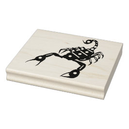 Skorpion Skorpio Bug Insekt Silhouette Kunst Gummistempel