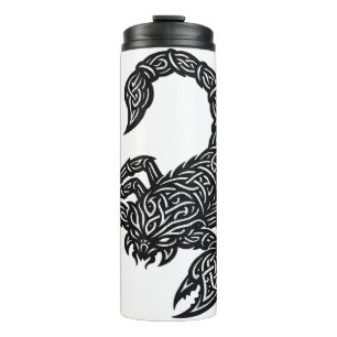 Skorpion Skorpion-Siegel — Mythische Zodiac-Tinte Thermosbecher