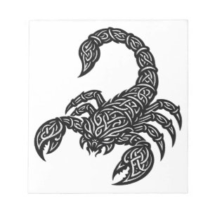 Skorpion Skorpion Sigil — Mythische Zodiac-Tinte Notizblock