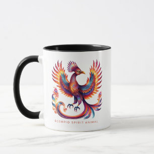 Skorpion Spirit Animal Phönix Alebrije männlich Tasse