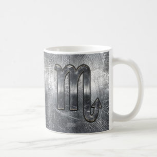 Skorpion-Sternzeichen im gestressten Industrie-Sti Kaffeetasse
