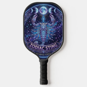 Skorpion Sternzeichen Stich Celestiales Grafikdesi Pickleball Schläger