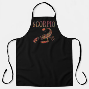 Skorpion-Sternzeichen-Symbol Schwarze Schürze