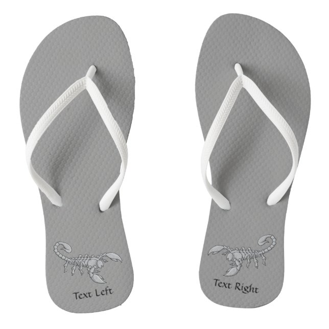 Skorpion-Symbol Flip Flops (Fußbett)