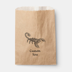 Skorpion-Symbol Geschenktütchen
