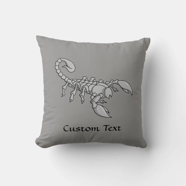 Skorpion-Symbol Kissen (Vorderseite)