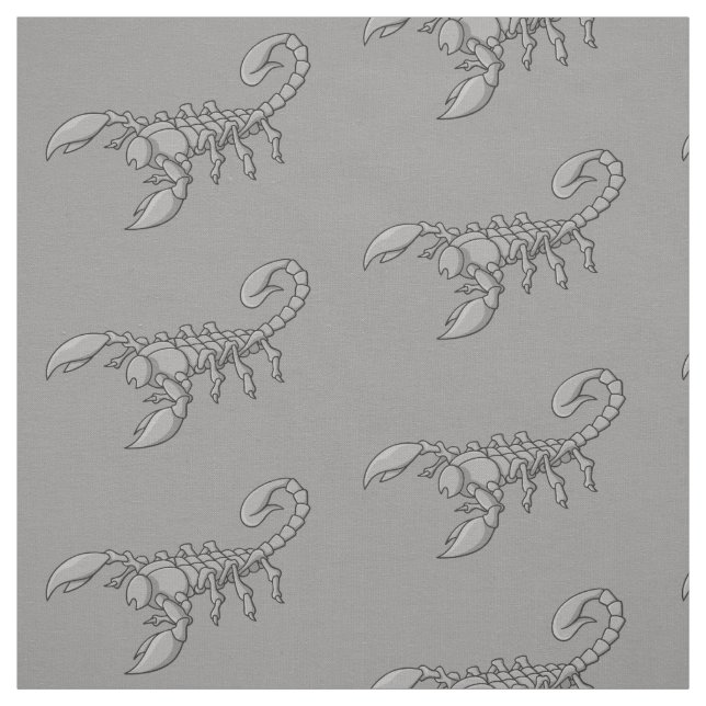Skorpion-Symbol Stoff (Muster)