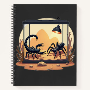Skorpion Terrarium Lebensraum Notizbuch