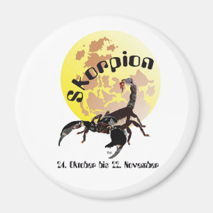Skorpion - Tierkreiszeichen Magnet