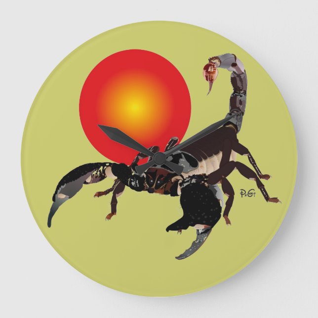 Skorpion Uhr (Vorderseite)