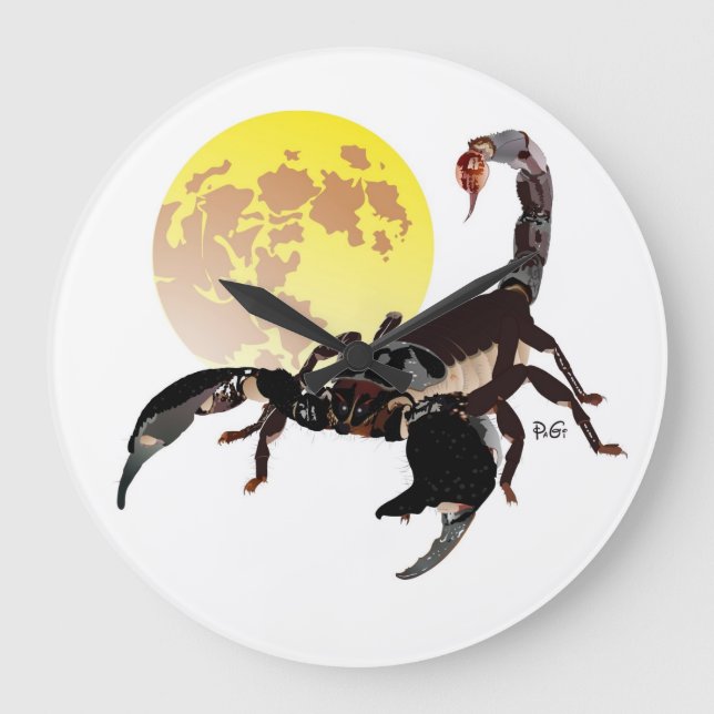 Skorpion Uhr (Vorderseite)