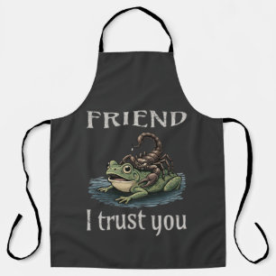 Skorpion und Frosch - Freund, ich vertraue dir Schürze