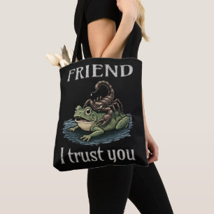 Skorpion und Frosch - Freund, ich vertraue dir Tasche